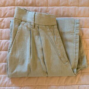 ** Abercrombie & Fitch Curve Love linen blend pant **